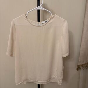 NA-KD Cream Women's Blouse
